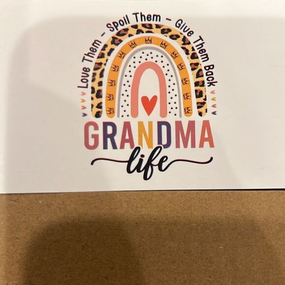 Glass cup- Grandma Life NIB - Picture 4 of 4